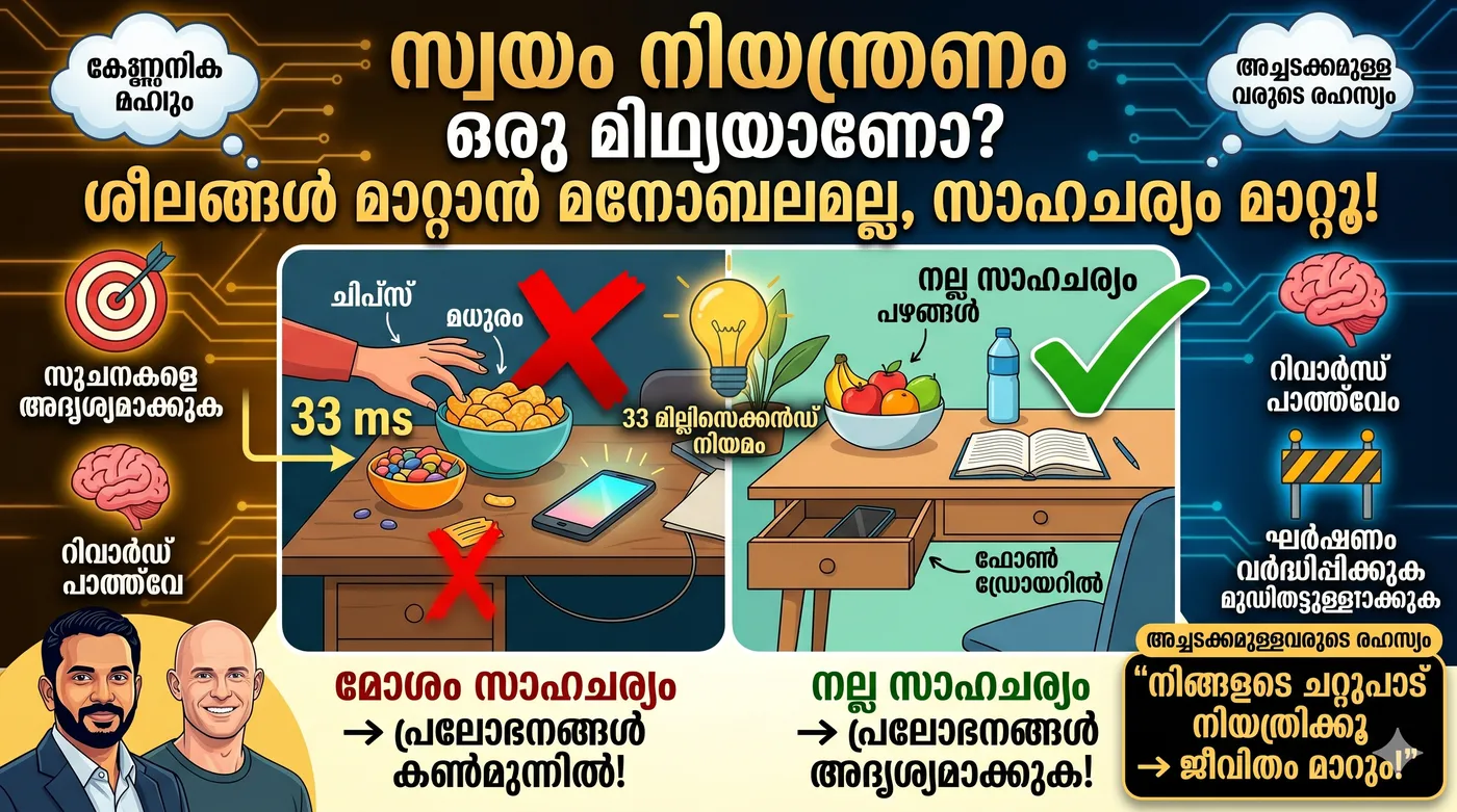 നമ്മുക്ക് സ്വയം നിയന്ത്രണമാണോ അതോ അതൊരു ഒരു മിഥ്യയാണോ?