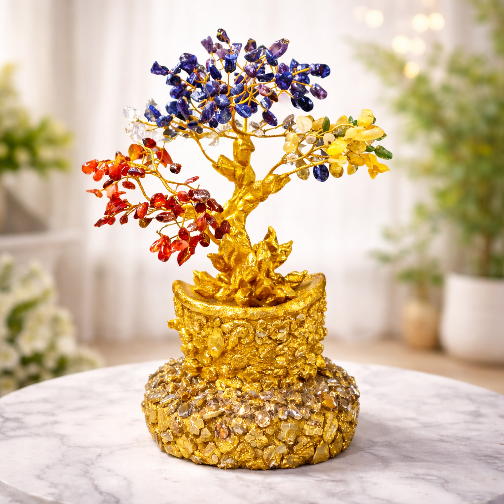 ABUNDANCE PYRITE CRYSTAL TREE