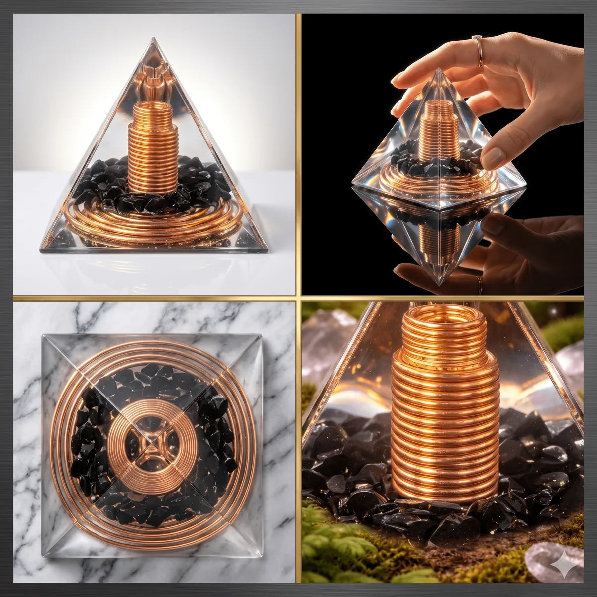 Energy Harmony Crystal Pyramid