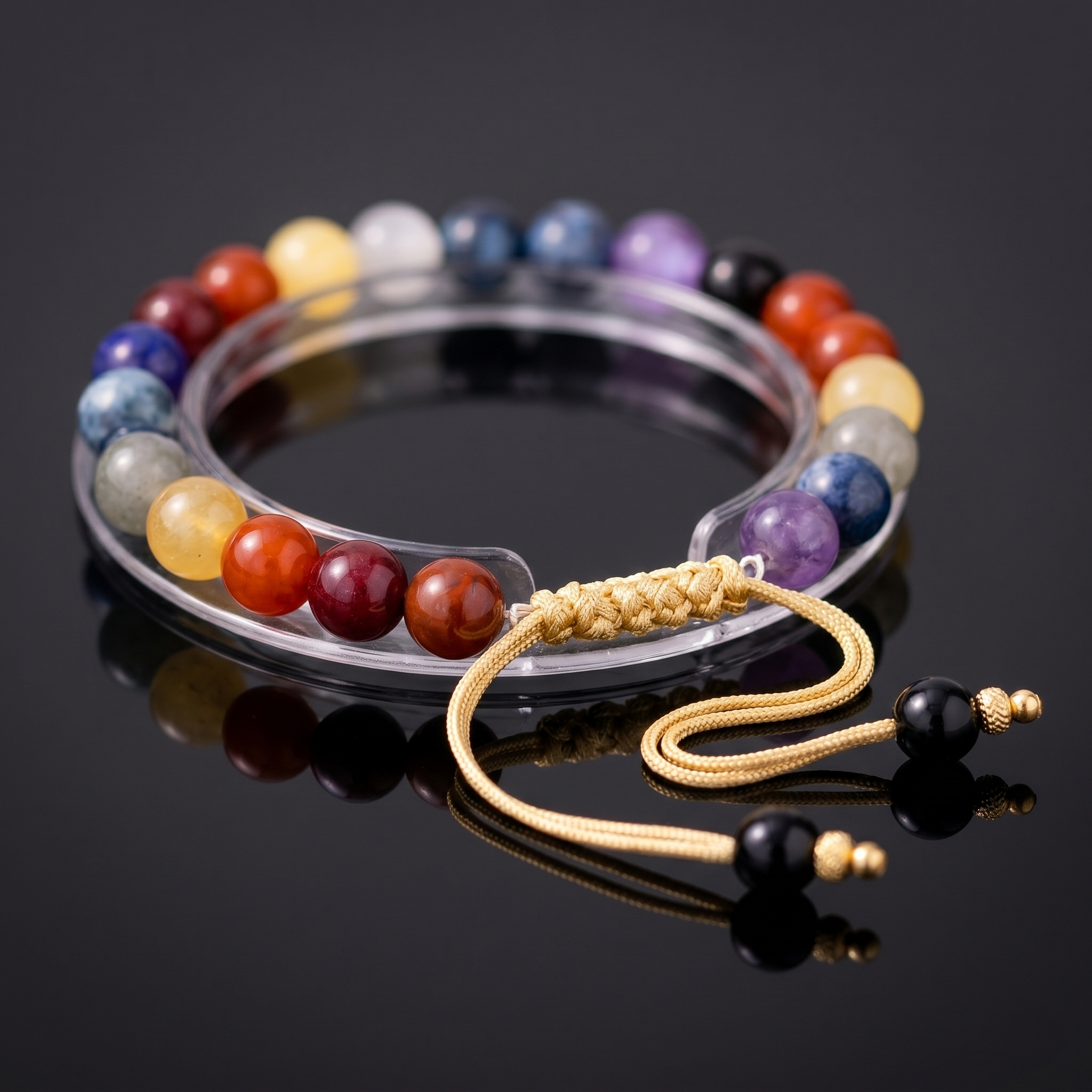 CHAKRA BALANCE SEVEN STONE HEALING BRACELET