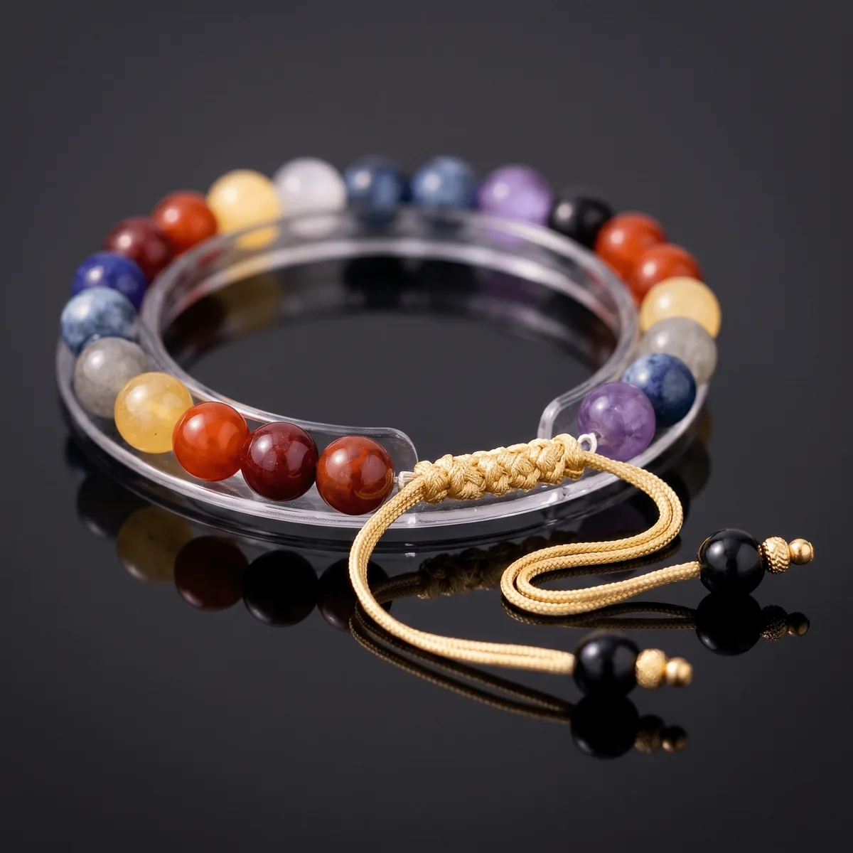 CHAKRA BALANCE SEVEN STONE HEALING BRACELET