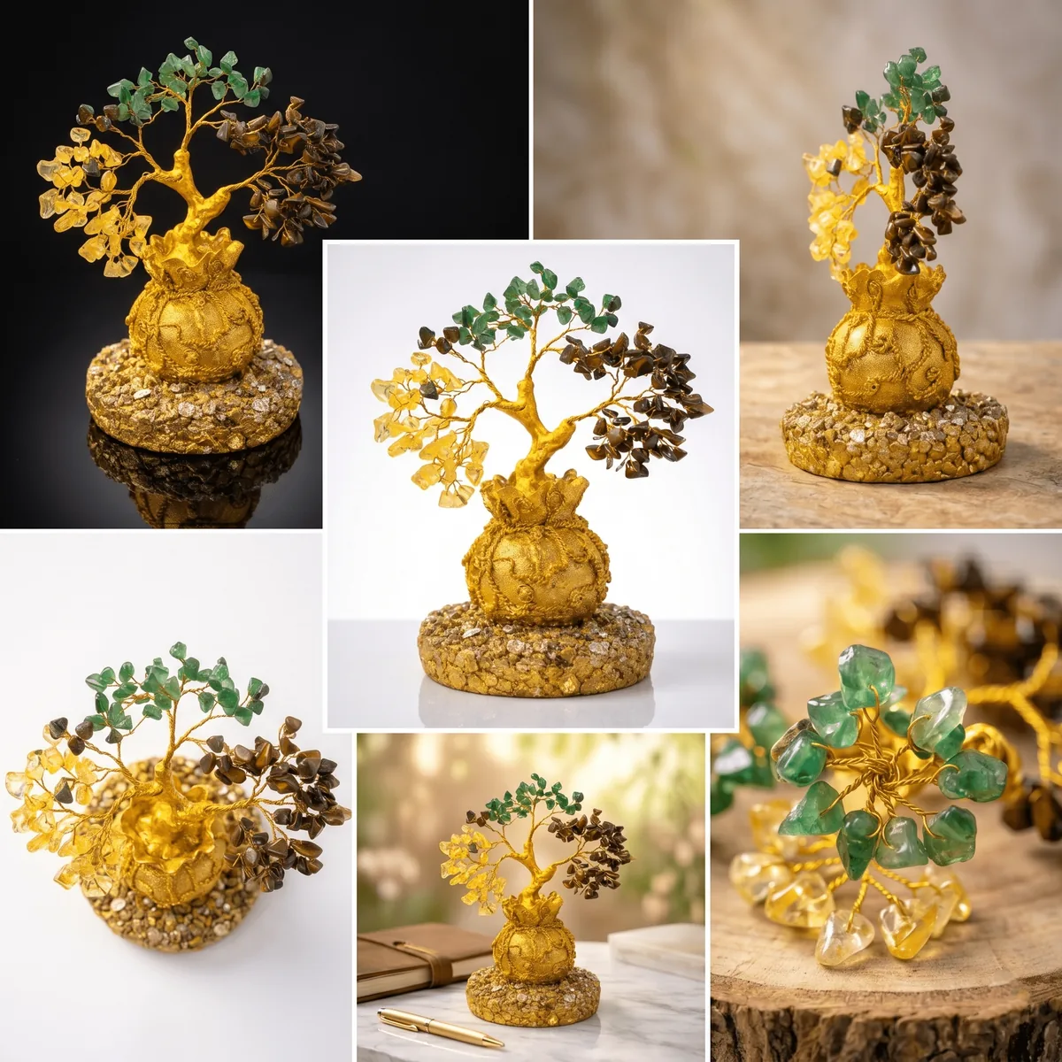 PROSPERITY PYRITE CRYSTAL TREE
