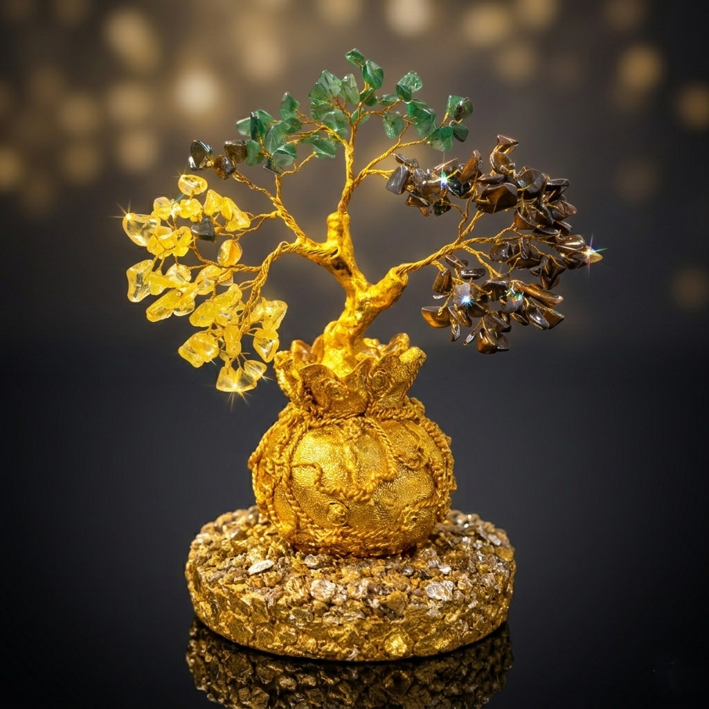 PROSPERITY PYRITE CRYSTAL TREE