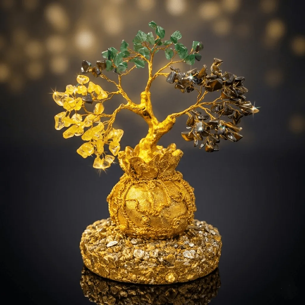 PROSPERITY PYRITE CRYSTAL TREE